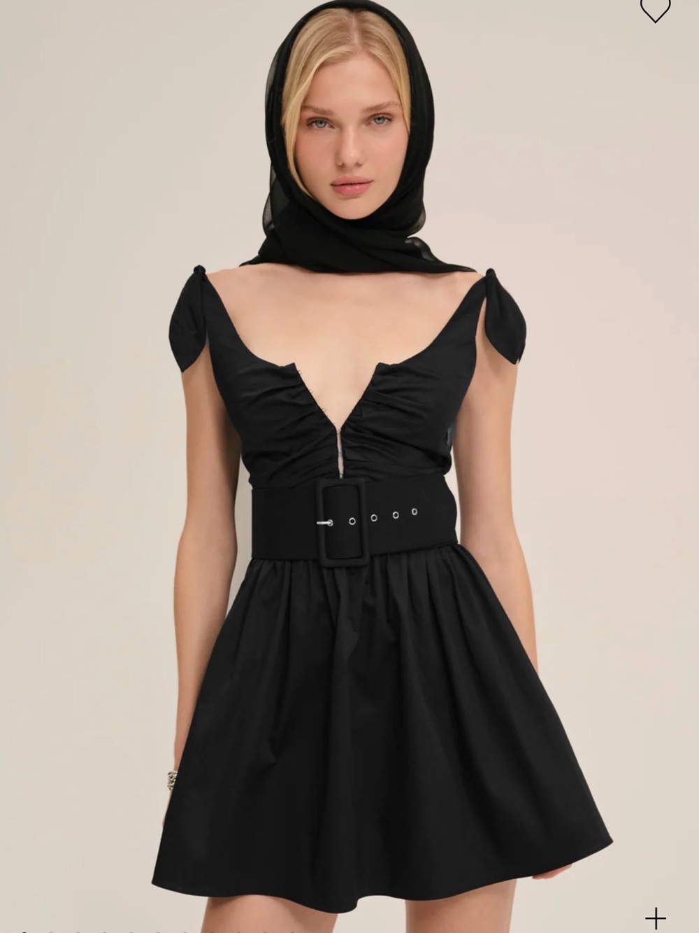 For Love And Lemons Black Quinne Mini Dress
